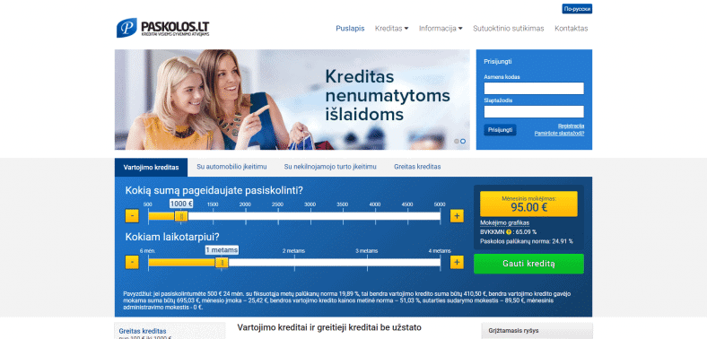 paskolos.lt kreditai
