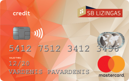SB lizingo kredito kortelė